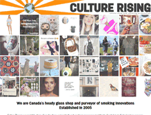 Tablet Screenshot of culturerising.ca